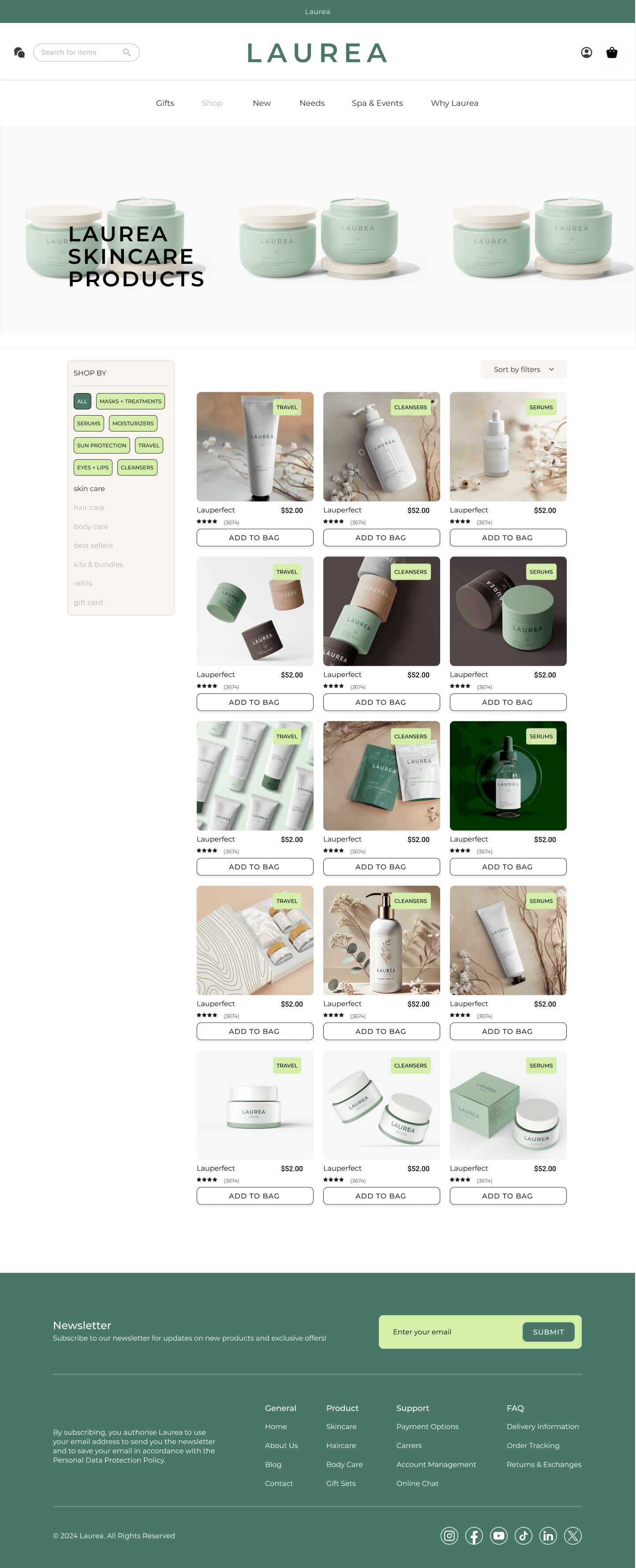 Web shop: edge-to-edge product cards